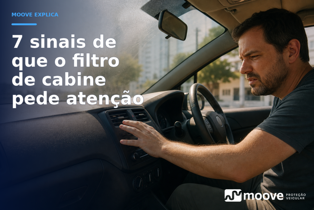 Carro com cheiro de poeira ou ar “pesado”? 7 sinais de que o filtro de cabine pede atenção