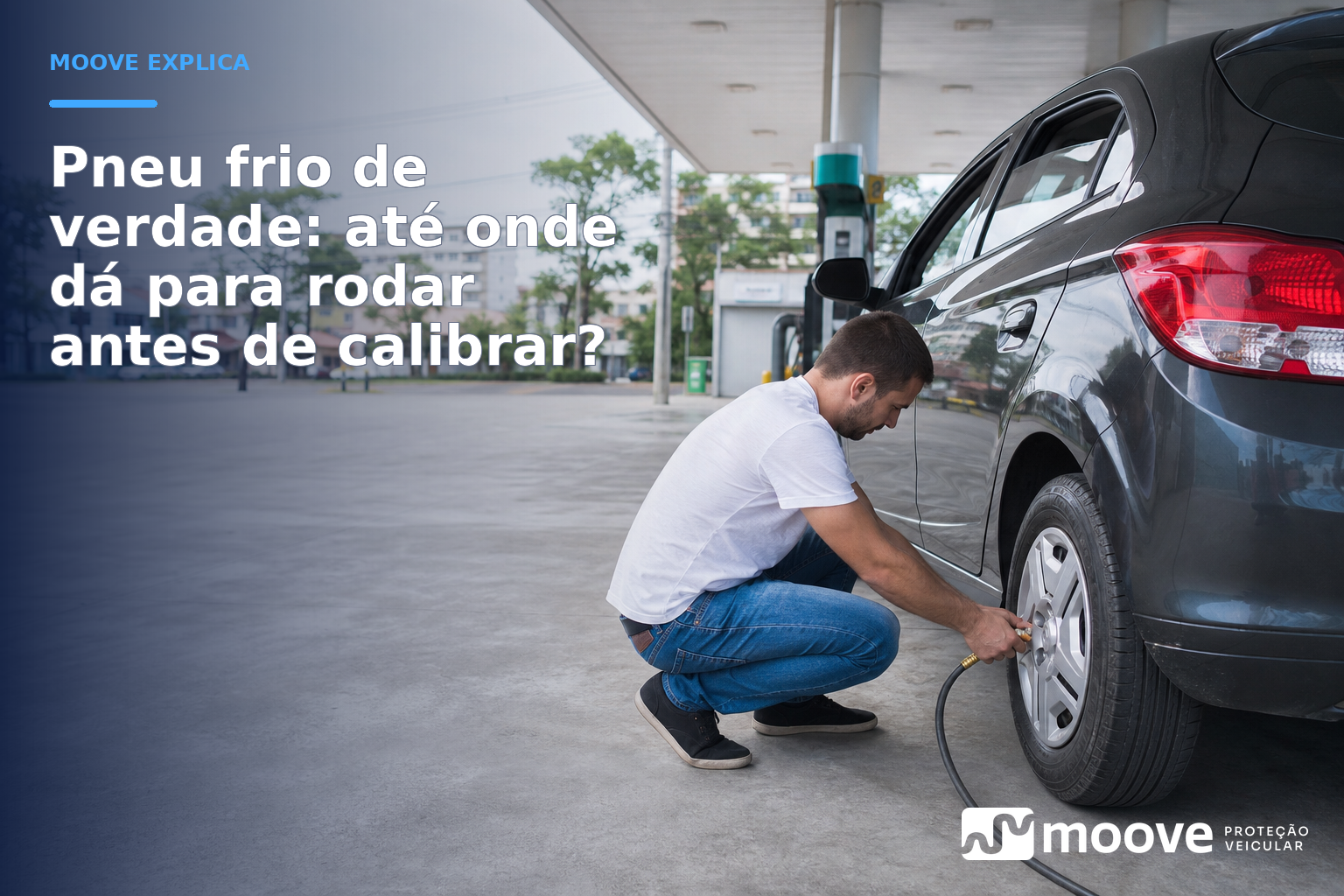 Calibrar pneu quente ou frio: até onde dá para rodar antes de acertar a pressão
