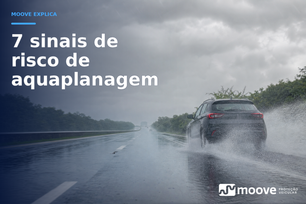 Aquaplanagem: 7 sinais de risco que muita gente ignora antes de pegar chuva na estrada